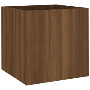 vidaXL Plantekasse brun eik 40x40x40 cm konstruert tre