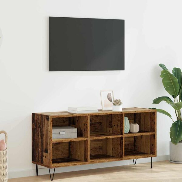 vidaXL TV-skap Gamle tre 103,5 x 30 x 50 cm Konstruert tre
