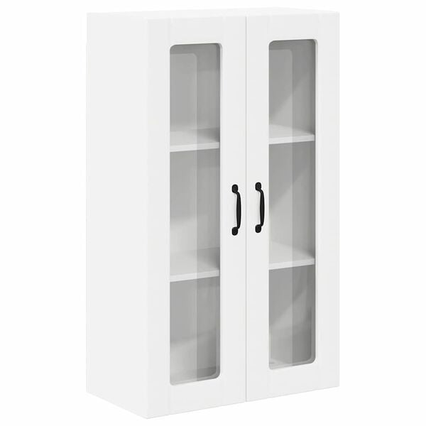 vidaXL Kj&oslash;kken veggskap med d&oslash;r Hvit 60 x 31 x 100 cm Konstruert tre