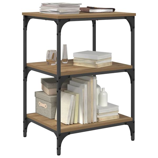 vidaXL Skiverstativ Artisan Eik 50 x 41 x 75 cm Konstruert tre