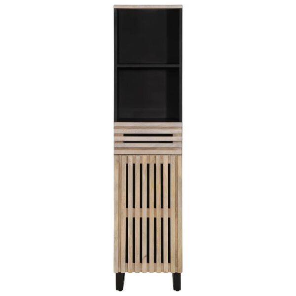 vidaXL Skjenk 38x34x160 cm heltre mango