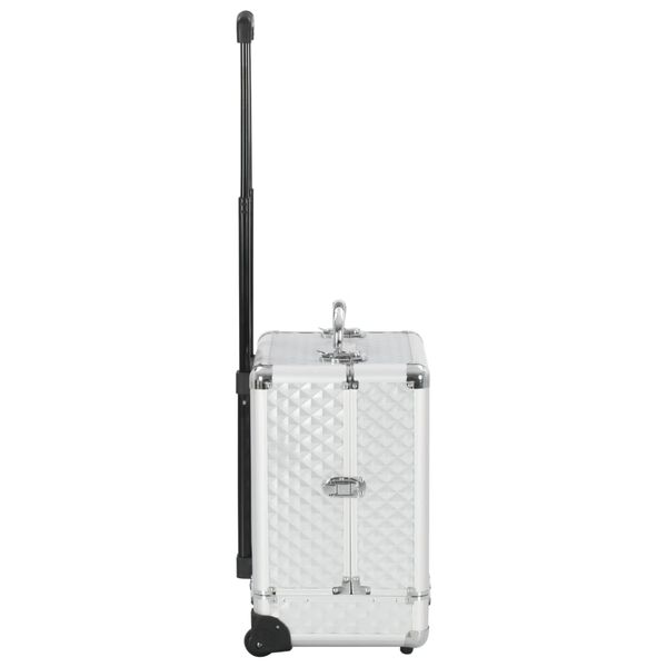 vidaXL Sminketralle 35x29x45 s&oslash;lv aluminium