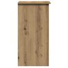 vidaXL Skrivebord med hyller artisan eik 84x40x78 cm konstruert tre