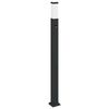 vidaXL Pullertlampe med sensor 110 cm svart IP44