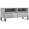 vidaXL TV-benk betonggr&aring; 100x34,5x44,5 cm konstruert tre