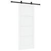 vidaXL Skyved&oslash;r ORKDAL 83 x 202 cm Heltre furu Hvit