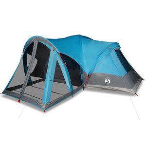 vidaXL Familietelt tipi for 8 personer bl&aring; vanntett
