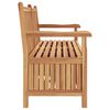 vidaXL Hagemøbel for Oppbevaring Brun 150 x 60 x 90 cm Heltre teak