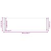 vidaXL Uttrekkbar sidemarkise 180x600 cm brun