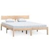 vidaXL Sengeramme heltre furu 120x200 cm