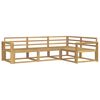 vidaXL Utend&oslash;rs sofa-sett 4 pcs Hvit 251,5 x 172,5 x 73 cm