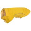 vidaXL Hunde regnfrakk med refleksstrimler polyester gul M