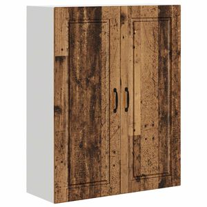 vidaXL Veggskap PORTO Gammelt tre 80 x 31 x 100 cm Konstruert tre