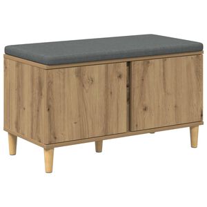 vidaXL Gangbenk Artisan Eik 80 x 38 x 46 cm