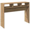 vidaXL Konsollbord artisan eik 105x30x80 cm konstruert tre