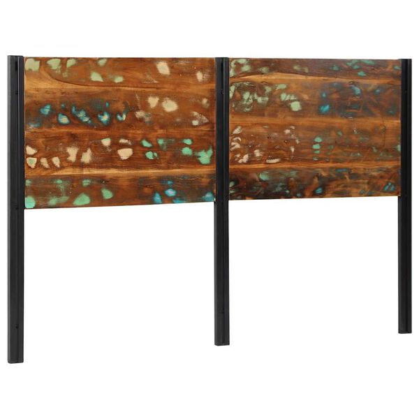 vidaXL sengegavl 160 cm gjenvunnet heltre og jern