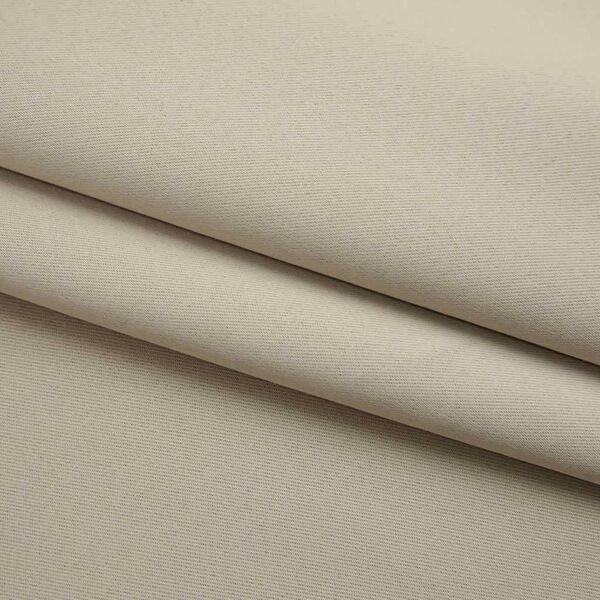vidaXL Lystett gardin med metallkroker beige 290x245 cm