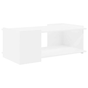 vidaXL Kaffebord Hvit 90 x 50 x 33 cm Konstruert tre