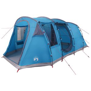 vidaXL Tunneltelt 505 x 330 x 204 cm Bl&aring; 185T Polyester med PU Belegg