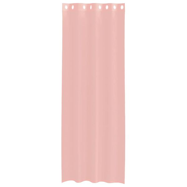 vidaXL Voilegardiner med grommets 2 stk rosa 140x260 cm