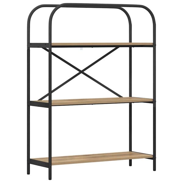 vidaXL Bokhylle Artisan Eik 80 x 30 x 109 cm Konstruert tre