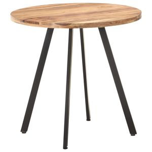 vidaXL Spisebord 80 cm heltre akasie