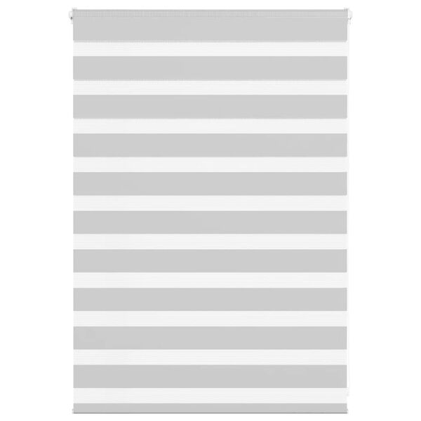 vidaXL Sebragardin lysegr&aring; 110x100 cm stoff bredde 105,9 cm polyester