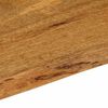 vidaXL Bordplate 90x60x2,5 cm naturlig kant heltre mango