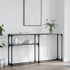 vidaXL Konsollbord gr&aring; sonoma 145x22,5x75 cm konstruert tre