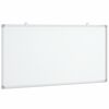 vidaXL Magnetisk tavle 100x50x1,7 cm aluminium