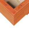 vidaXL Plantekasse voksbrun 110x60x26,5 cm heltre furu