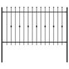 vidaXL Spikertrekk ASTEN 200 x 166 cm Pulverlakkert st&aring;l Svart