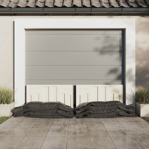 vidaXL Sandsekker 25 stk m&oslash;rkegr&oslash;nn 103x25 cm HDPE