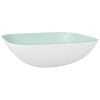 vidaXL Servant glass 42x42x14 cm hvit