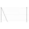 vidaXL Gjerdep&aring;le s&oslash;lv 50 x 1,2 m (25 mm mesh) St&aring;l