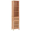 vidaXL Baderomsskap 42x29x182 cm heltre valn&oslash;tt