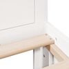 vidaXL Sengeramme uten madrass med hodegavl hvit 180x200cm heltre furu