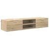 vidaXL Tre skap 150 x 39 x 30 cm Sonoma eik Konstruert tre
