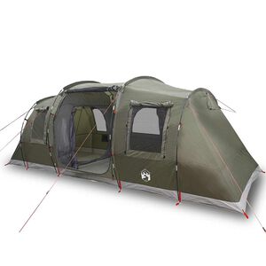 vidaXL Tunneltelt for camping 4 personer olivengr&oslash;nn vanntett