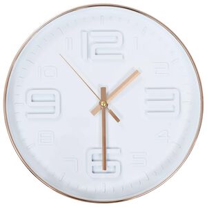 vidaXL Veggklokke kobber 30 cm