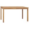 vidaXL Utend&oslash;rs spisebord 140x80x77 cm heltre teak