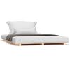 vidaXL Sengeramme 150x200 cm heltre furu