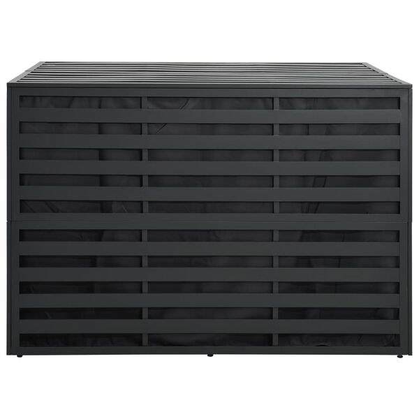 vidaXL Putekasse aluminium 150x100x100 cm antrasitt