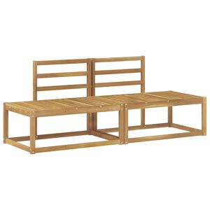 vidaXL Utend&oslash;rs End Sofagruppe 2 Stk Hvit 182,5 x 63 x 73 cm