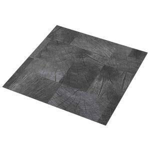 vidaXL Selvheftende Gulvplanker Trestruktur Gr&aring; 30,5 x 30,5 cm 20 stk.