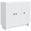 vidaXL Serviesskap Hvit 89 x 34,5 x 80 cm Konstruert tre