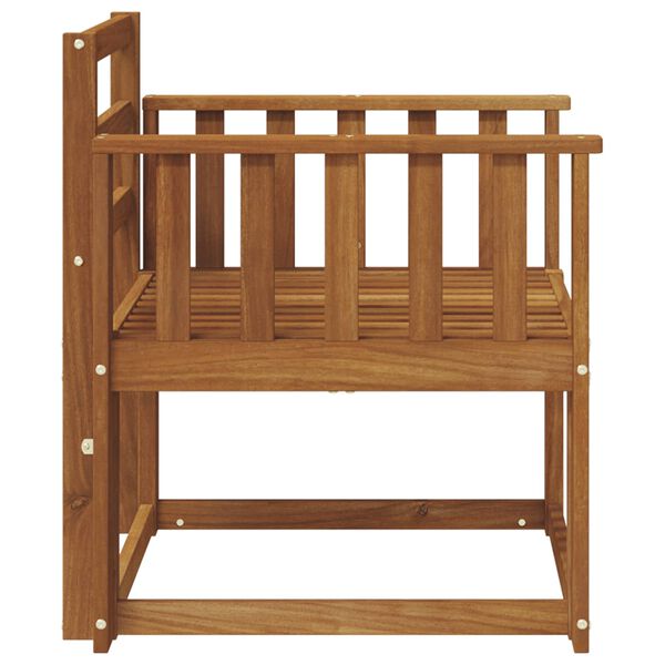 vidaXL Utesofa Solid akasietre Naturlig