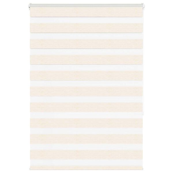 vidaXL Sebragardin marmor beige stoff bredde 95,9 cm polyester