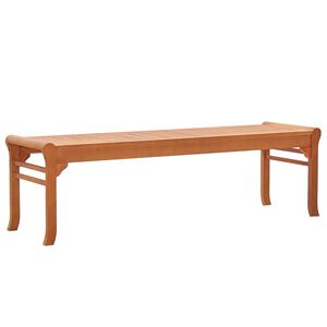 vidaXL 3-seters hagebenk 150 cm heltre eukalyptus