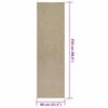 vidaXL Teppe ZIZUR beige 80x250 cm jute-utseende innend&oslash;rs og utend&oslash;rs
